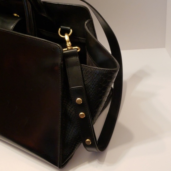 Zac Zac Posen Eartha leather snake embossed bag - Picture 3 of 8